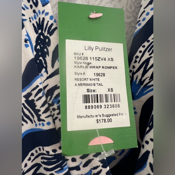 Lily Pulitzer Karlie Wrap Romper - Picture 7 of 7